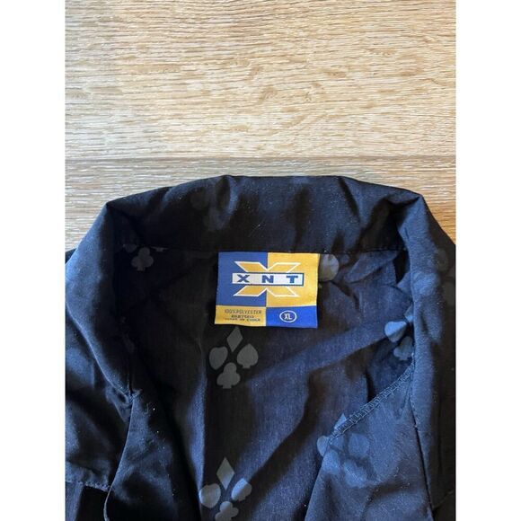 Sin City Casino Flames Las Vegas Playing Cards Dice Shirt Mens XL Button Up - Picture 3 of 3